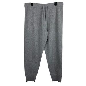 LAKE | Heather Gray Sweater Knit Pull On Lounge Pants New